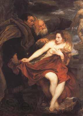 Anthony Van Dyck Susanna and The Elders (mk03) Spain oil painting art